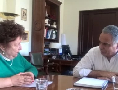 Συνάντηση Π. Σκουρλέτη με την δήμαρχο Καβάλας